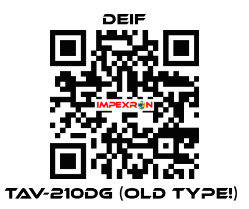 TAV-210DG (old type!)  Deif