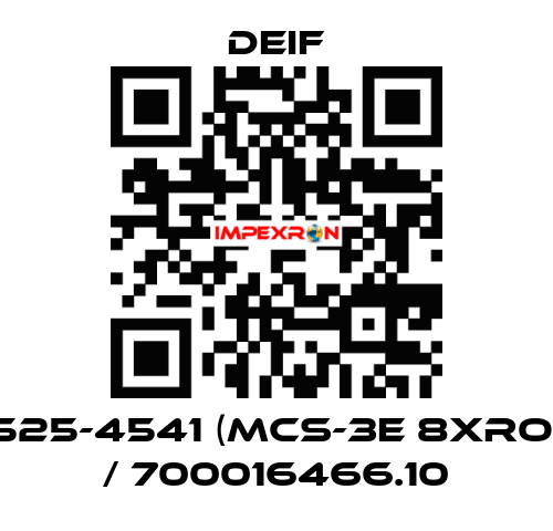 525-4541 (MCS-3E 8xRO) / 700016466.10 Deif