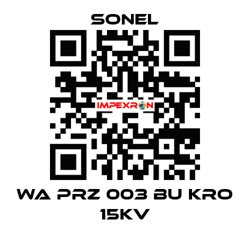 WA PRZ 003 BU KRO 15KV Sonel
