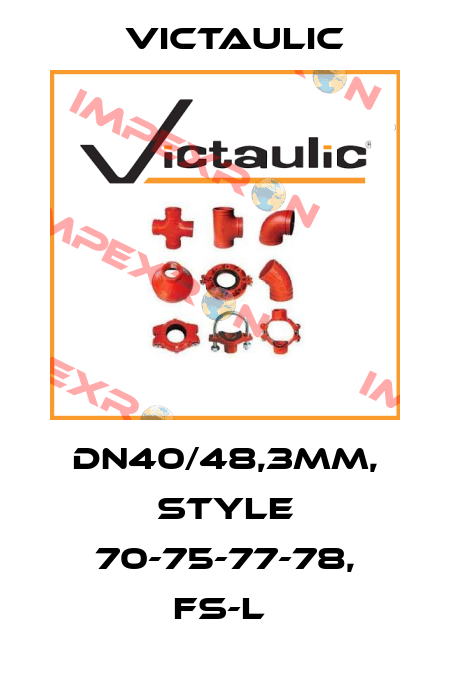 DN40/48,3mm, Style 70-75-77-78, FS-L  Victaulic