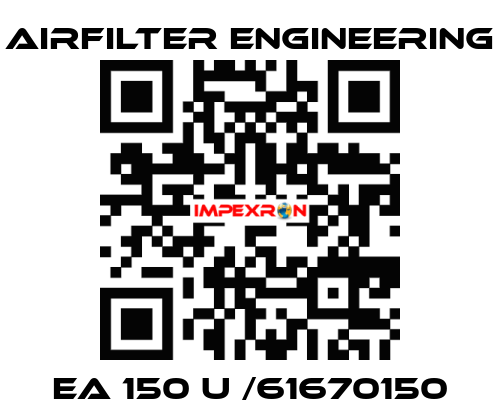 EA 150 U /61670150 Airfilter Engineering