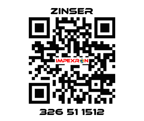 326 51 1512 Zinser