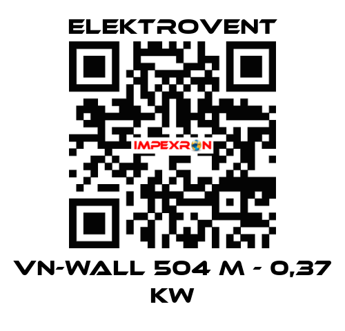 VN-Wall 504 M - 0,37 kW ELEKTROVENT