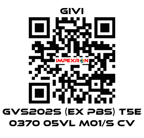 GVS202S (ex PBS) T5E 0370 05VL M01/S CV Givi