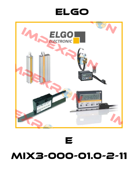 E MIX3-000-01.0-2-11  Elgo