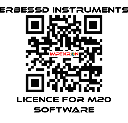 Licence for M20 software ERBESSD INSTRUMENTS