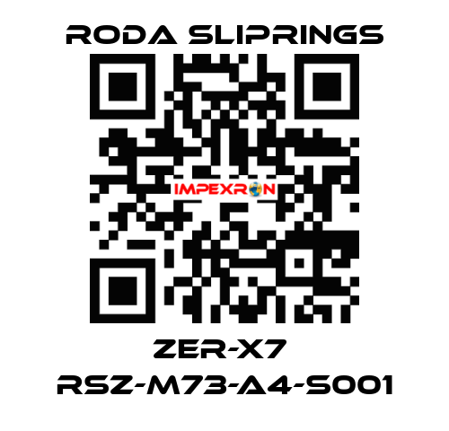 ZER-X7  RSZ-M73-A4-S001 Roda Sliprings
