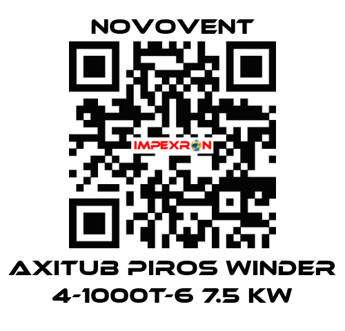 AXITUB PIROS WINDER 4-1000T-6 7.5 kW Novovent