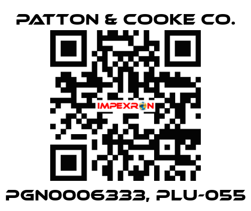 PGN0006333, PLU-055 Patton & Cooke Co.