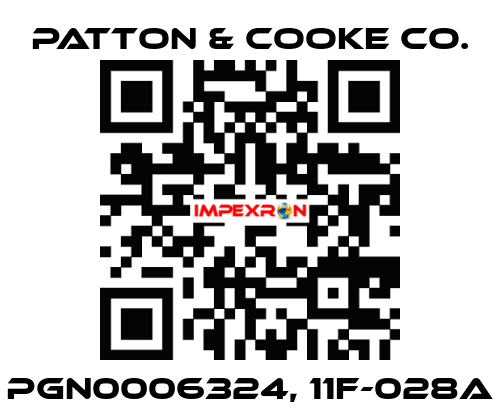 PGN0006324, 11F-028A Patton & Cooke Co.