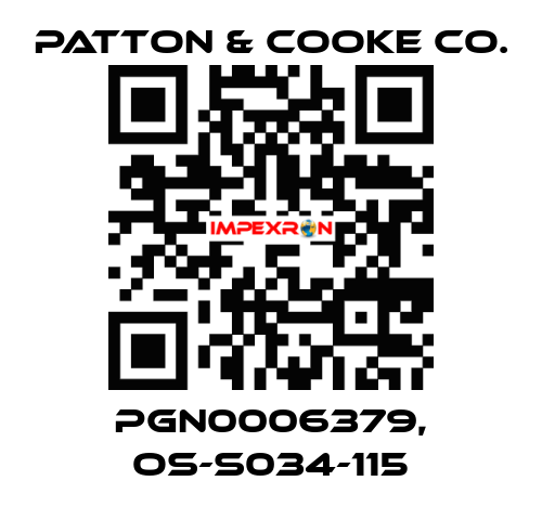 PGN0006379, OS-S034-115 Patton & Cooke Co.
