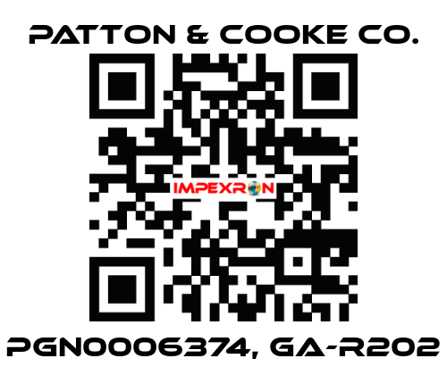 PGN0006374, GA-R202 Patton & Cooke Co.