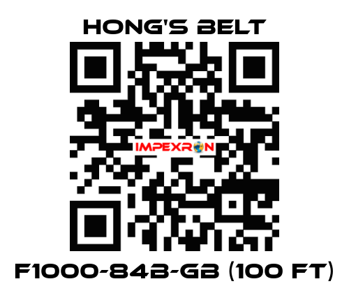 F1000-84B-GB (100 ft) Hong's Belt