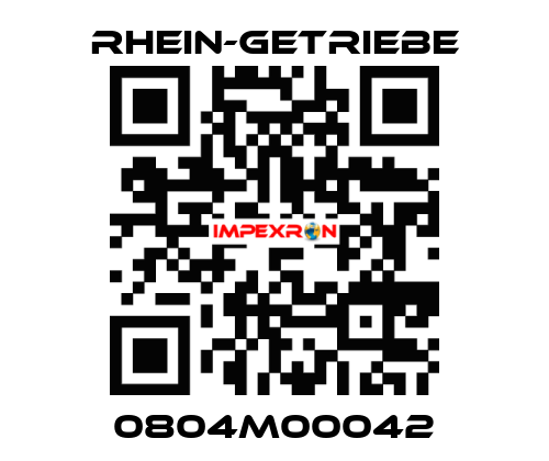 0804M00042 Rhein-Getriebe