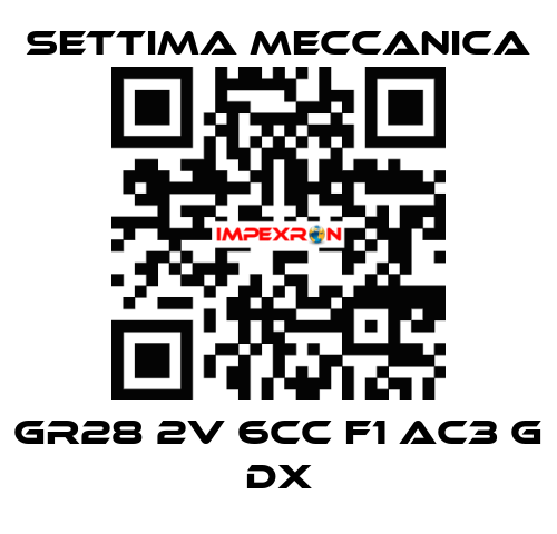 GR28 2V 6cc F1 AC3 G DX Settima Meccanica