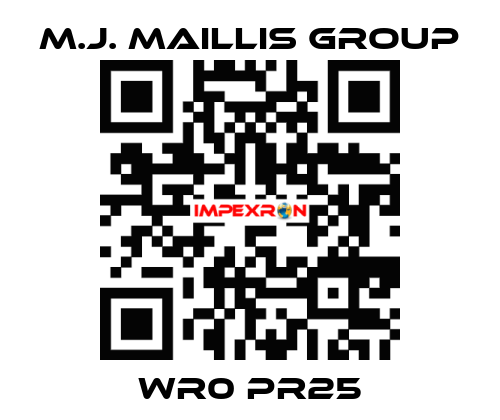 WR0 PR25 M.J. MAILLIS GROUP