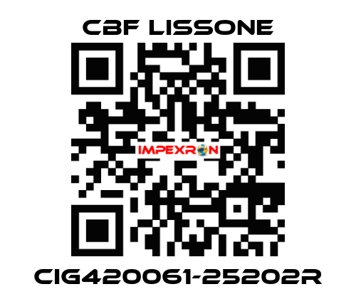 CIG420061-25202R CBF LISSONE