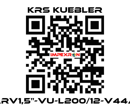 60-ARV1,5"-VU-L200/12-V44A-Ex KRS KUEBLER