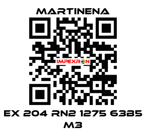 EX 204 RN2 1275 63B5 M3 Martinena
