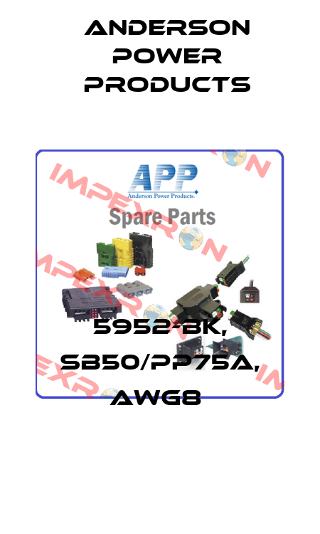 5952-BK, SB50/PP75A, AWG8  Anderson Power Products