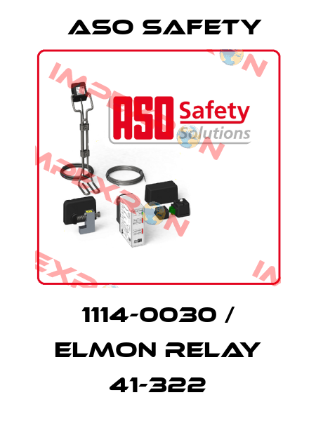 1114-0030 / ELMON relay 41-322 ASO SAFETY