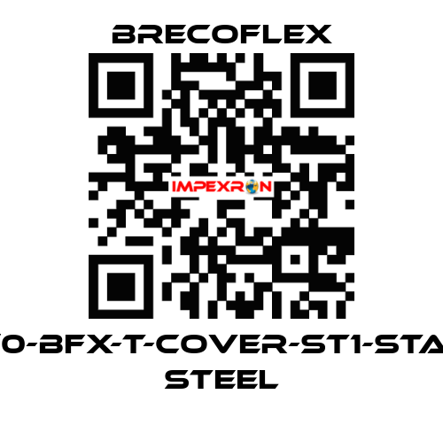 16AT10/0-BFX-T-COVER-ST1-STAINLESS STEEL  Brecoflex