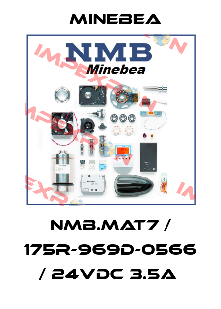 NMB.MAT7 / 175R-969D-0566 / 24VDC 3.5A  Minebea
