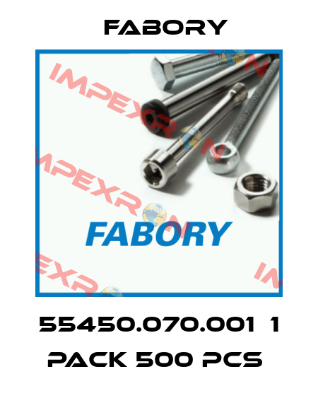 55450.070.001  1 pack 500 pcs  Fabory