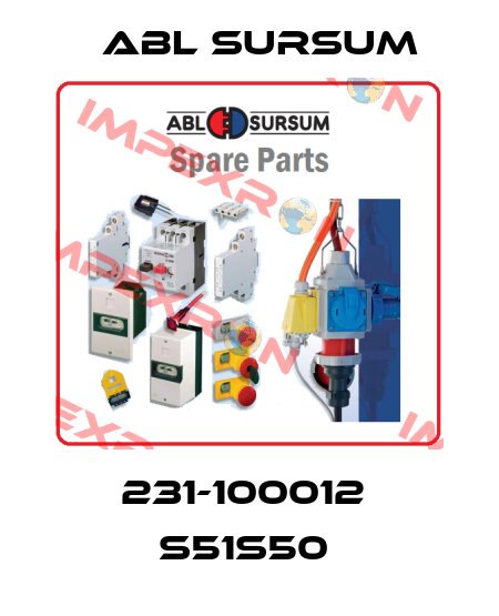 231-100012  S51S50  Abl Sursum