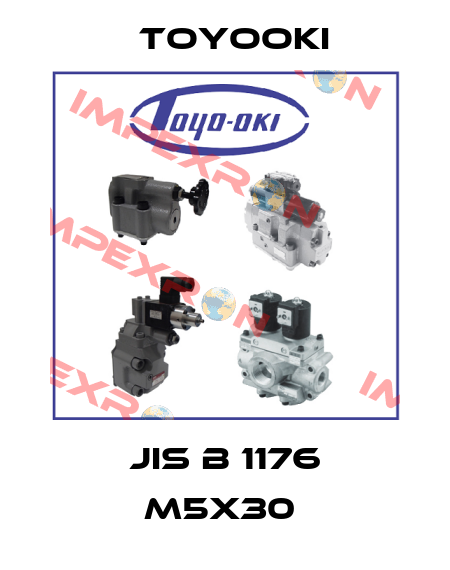 JIS B 1176 M5x30  Toyooki