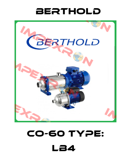 CO-60 Type: LB4  Berthold
