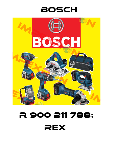 R 900 211 788: REX  Bosch