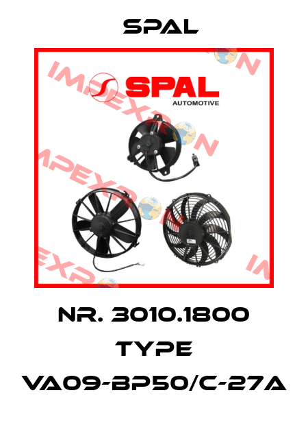 Nr. 3010.1800 Type VA09-BP50/C-27A SPAL