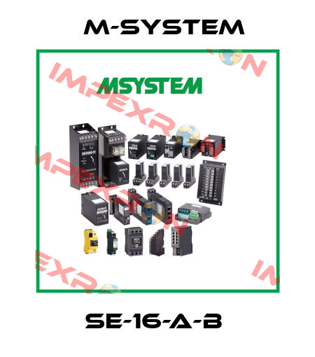 SE-16-A-B  M-SYSTEM