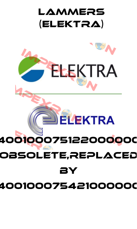 04001000751220000000 obsolete,replaced by 04001000754210000000 Lammers (Elektra)