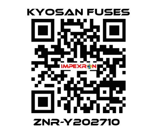 ZNR-Y202710  Kyosan Fuses