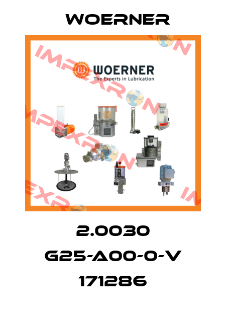 2.0030 G25-A00-0-V 171286 Woerner