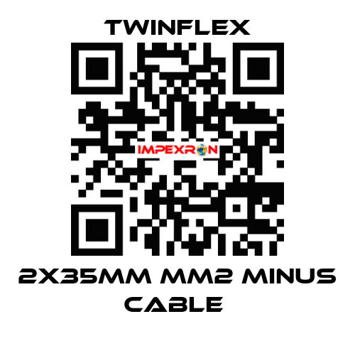 2x35mm mm2 MINUS cable  Twinflex