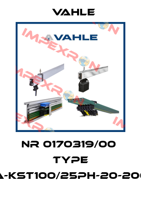 Nr 0170319/00  Type SA-KST100/25PH-20-2000 Vahle
