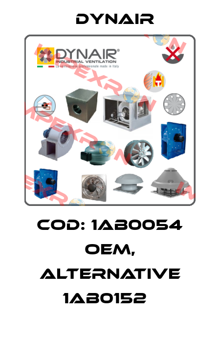 Cod: 1AB0054 OEM, alternative 1AB0152   Dynair