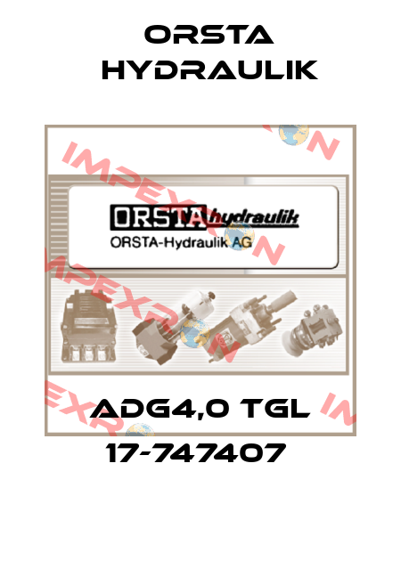 ADG4,0 TGL 17-747407  Orsta Hydraulik
