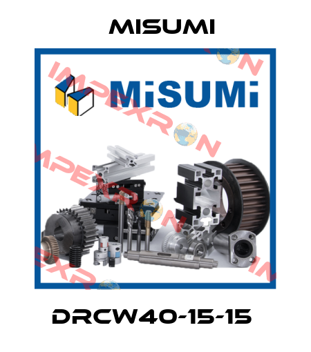 DRCW40-15-15  Misumi
