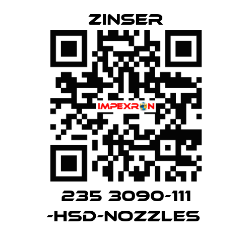235 3090-111 -HSD-nozzles  Zinser