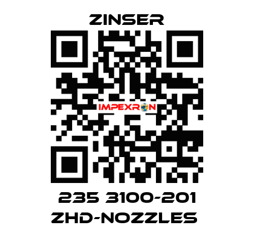 235 3100-201 ZHD-nozzles  Zinser