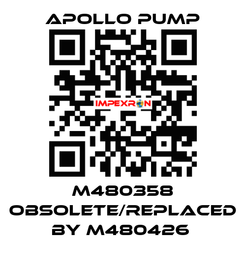 M480358 obsolete/replaced by M480426  Apollo pump