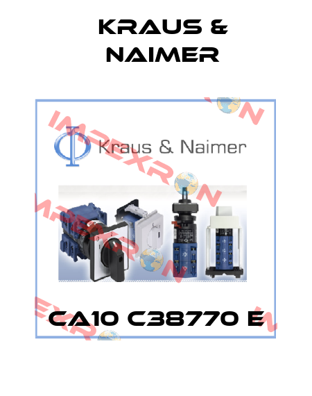 CA10 C38770 E Kraus & Naimer