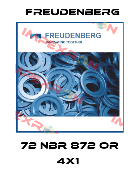 72 NBR 872 OR 4X1  Freudenberg