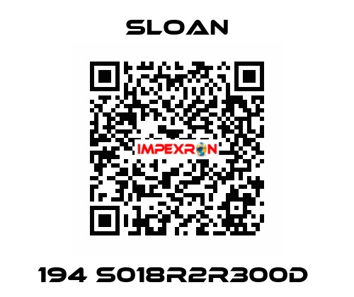 194 S018R2R300D  Sloan
