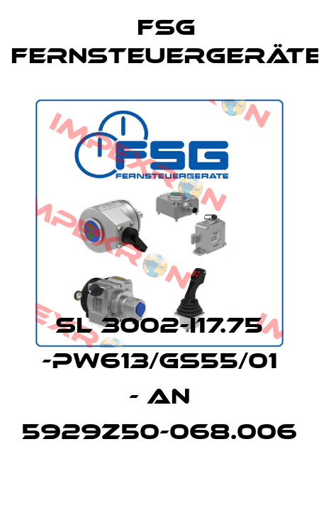 SL 3002-i17.75 -PW613/GS55/01 - AN 5929Z50-068.006 FSG Fernsteuergeräte