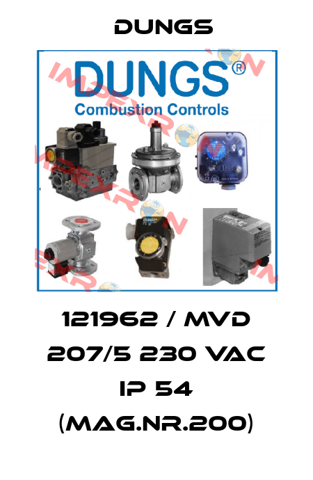 121962 / MVD 207/5 230 VAC IP 54 (Mag.Nr.200) Dungs
